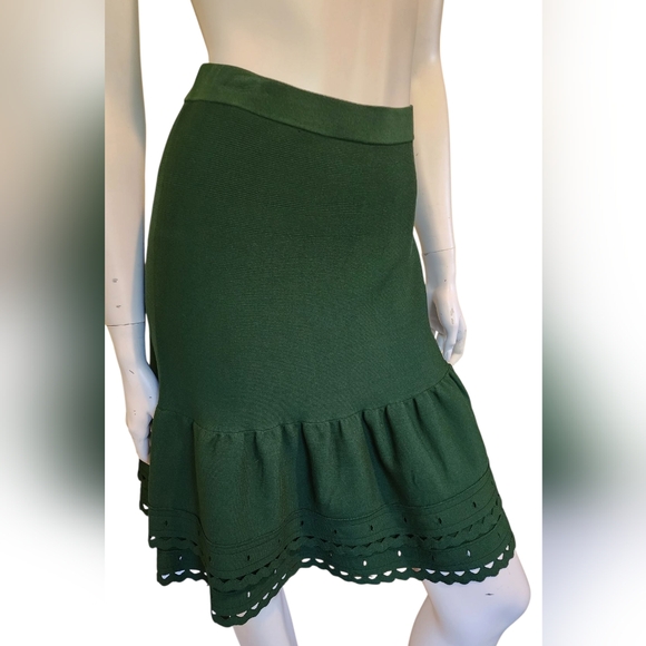Sandro Dresses & Skirts - Sandro Paris Elegant Green Knit Skirt